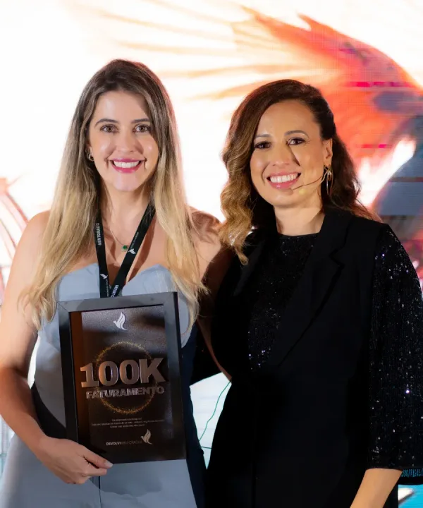 Mentorado com placa de 100K faturamento